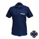 Polo bleu navy floqué SECOURISTE