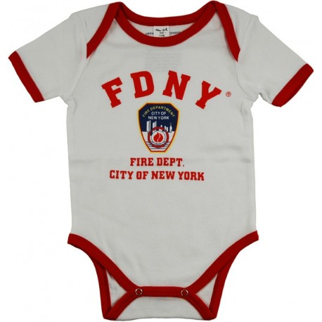 Body bébé pompier de New-York "FDNY"