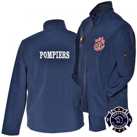 Veste Softshell sapeurs pompiers