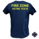 T-Shirt Fire Zone à personnalisé "Belgium Fire Dept"