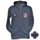 Sweat Sapeurs-Pompiers "full zip avec capuche"